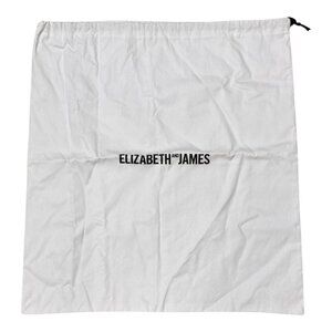 Elizabeth And James White Drawstring Dust Bag Large Accessories Purse Shoes 21"